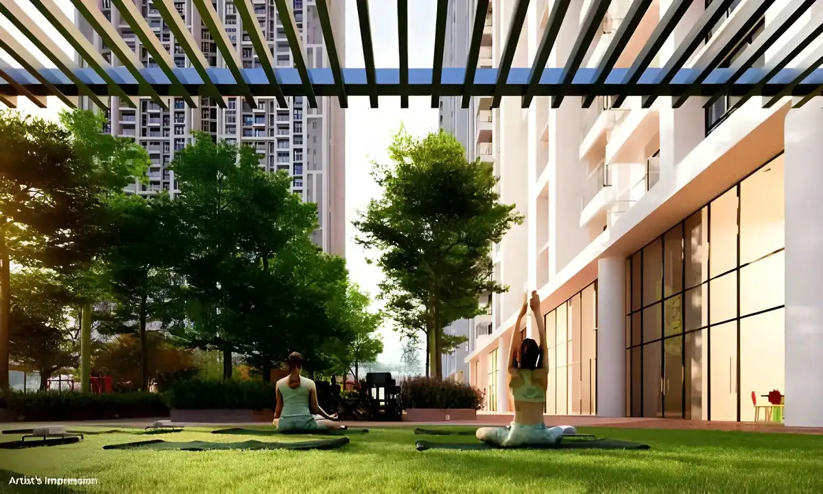 2 BHK apartment interiors at District 9 Thane