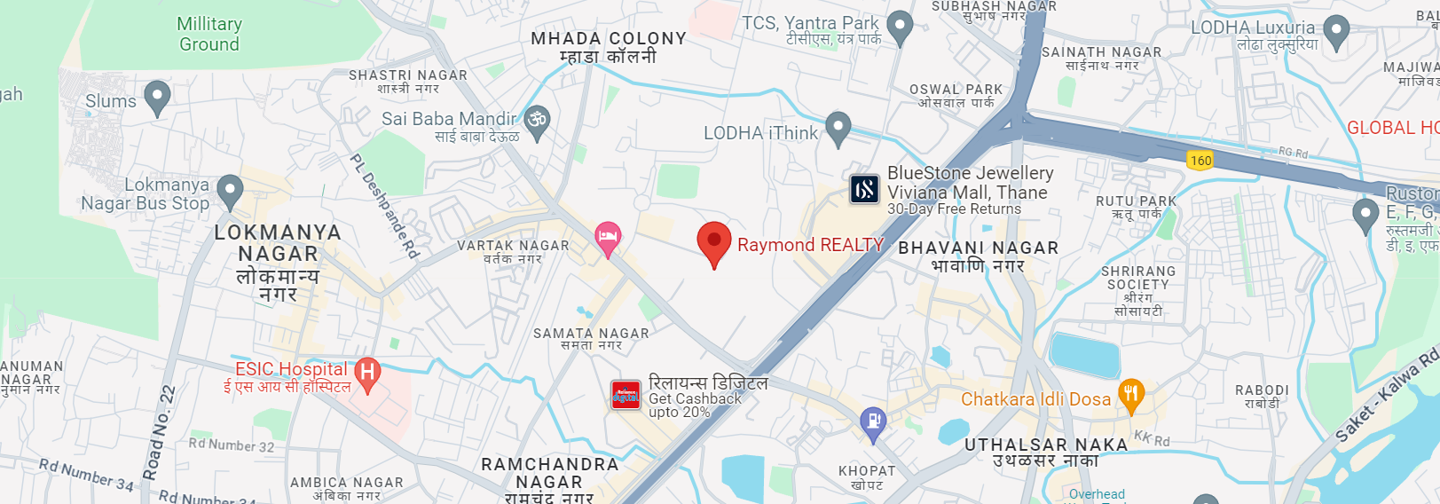 Raymond Realty Map Location